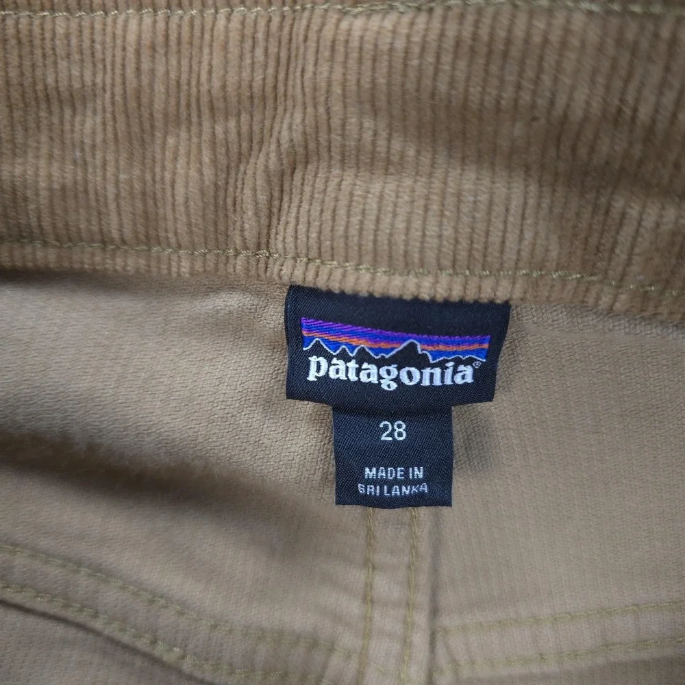 Patagonia Pants Womens 28 Brown Everyday Cords Corduroy‎ Stretch Outdoors Casual